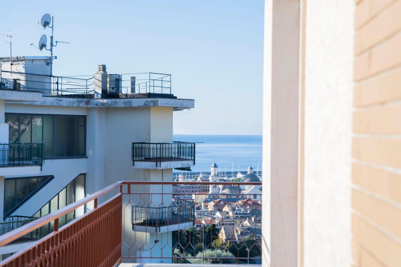 093 - Casa Panorama, Vista Mare E Vista Portofino, 500 Metri Centro Di Chiavari, Posto Auto Gratis Incluso Daire Dış mekan fotoğraf