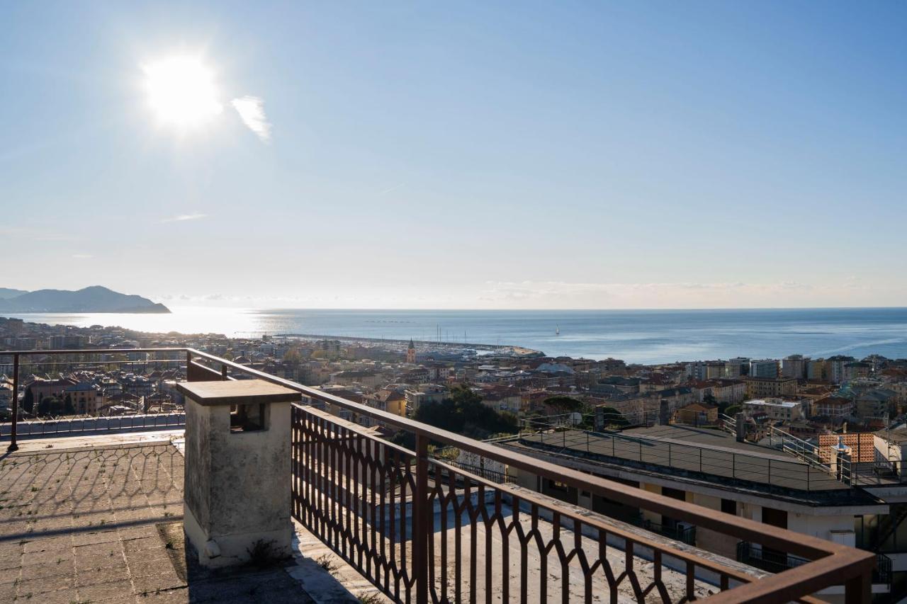 093 - Casa Panorama, Vista Mare E Vista Portofino, 500 Metri Centro Di Chiavari, Posto Auto Gratis Incluso Daire Dış mekan fotoğraf