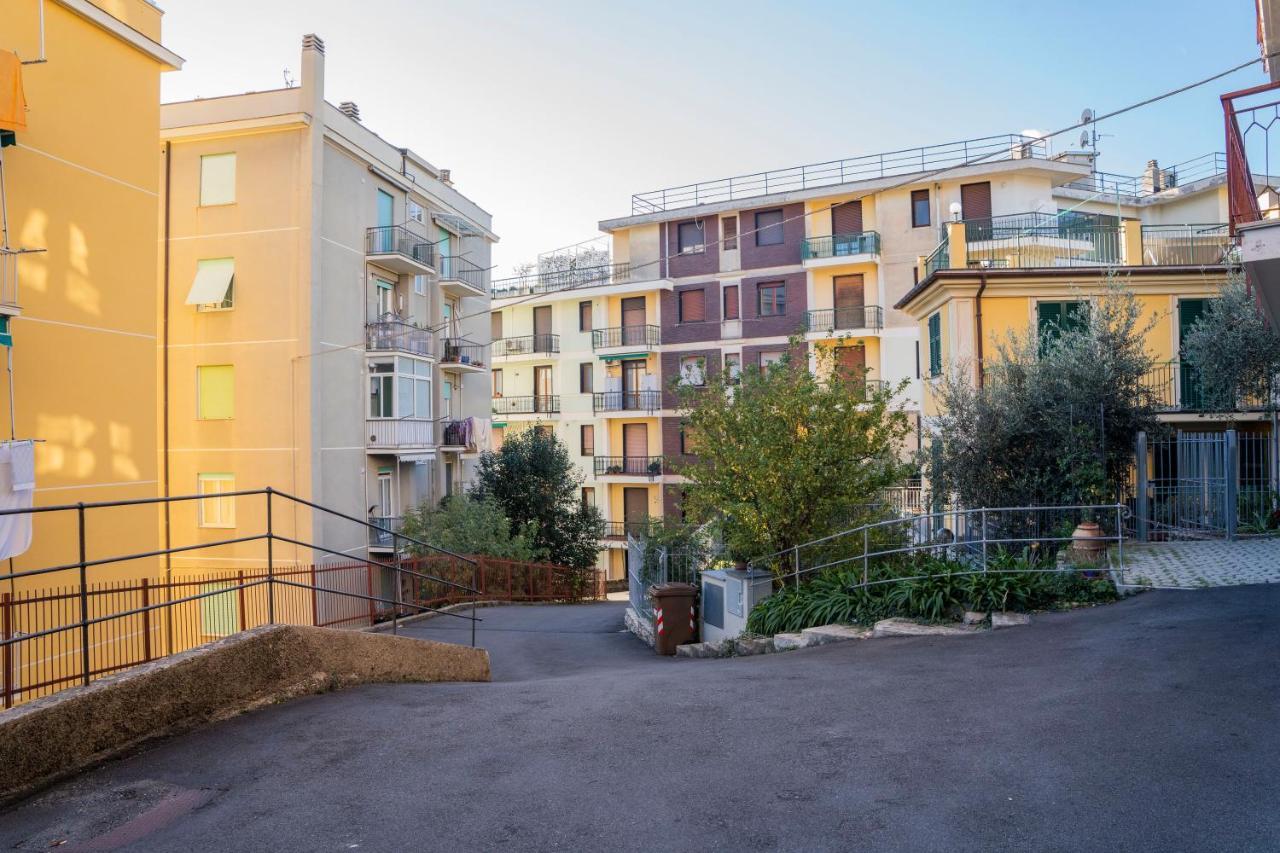 093 - Casa Panorama, Vista Mare E Vista Portofino, 500 Metri Centro Di Chiavari, Posto Auto Gratis Incluso Daire Dış mekan fotoğraf